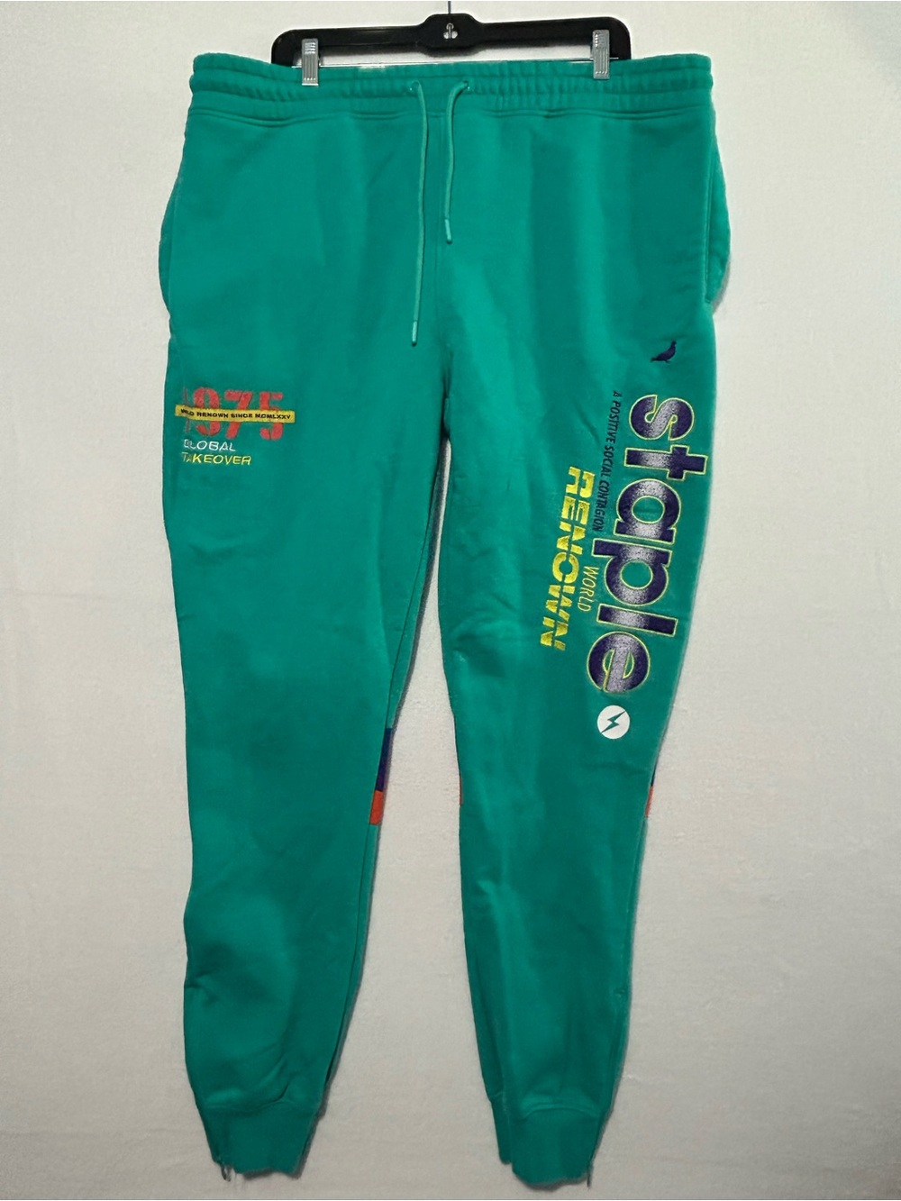 Staple Pigeon "Global Takeover" jogger sweatpants Sz 2XL